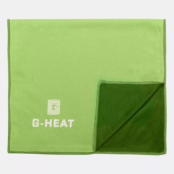 G calor toalla verde refrescante