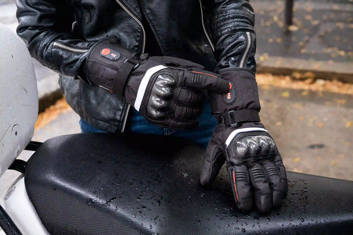 Gants moto chauffants RIDER