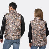 Gilet chauffant camouflage