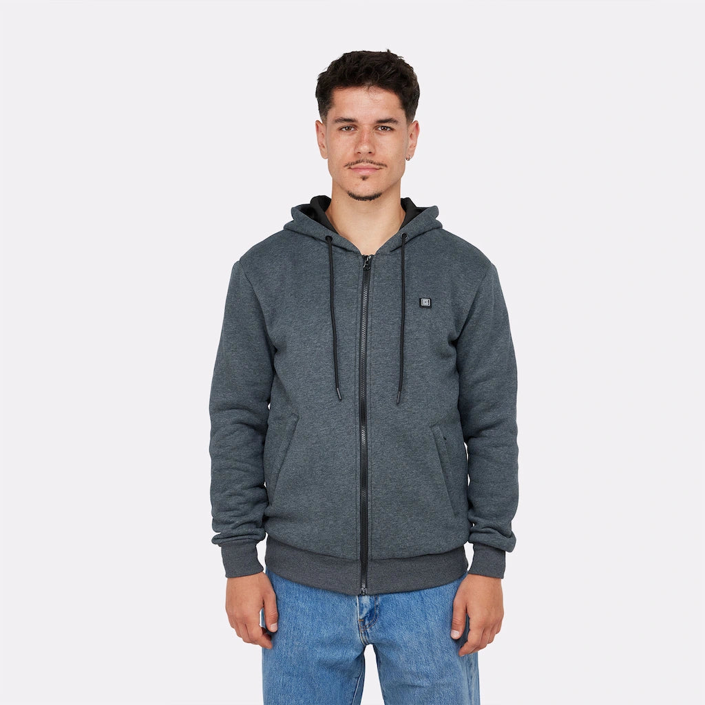 Hoodie chauffant zippé