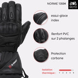 Gants moto chauffants ALLROADS +