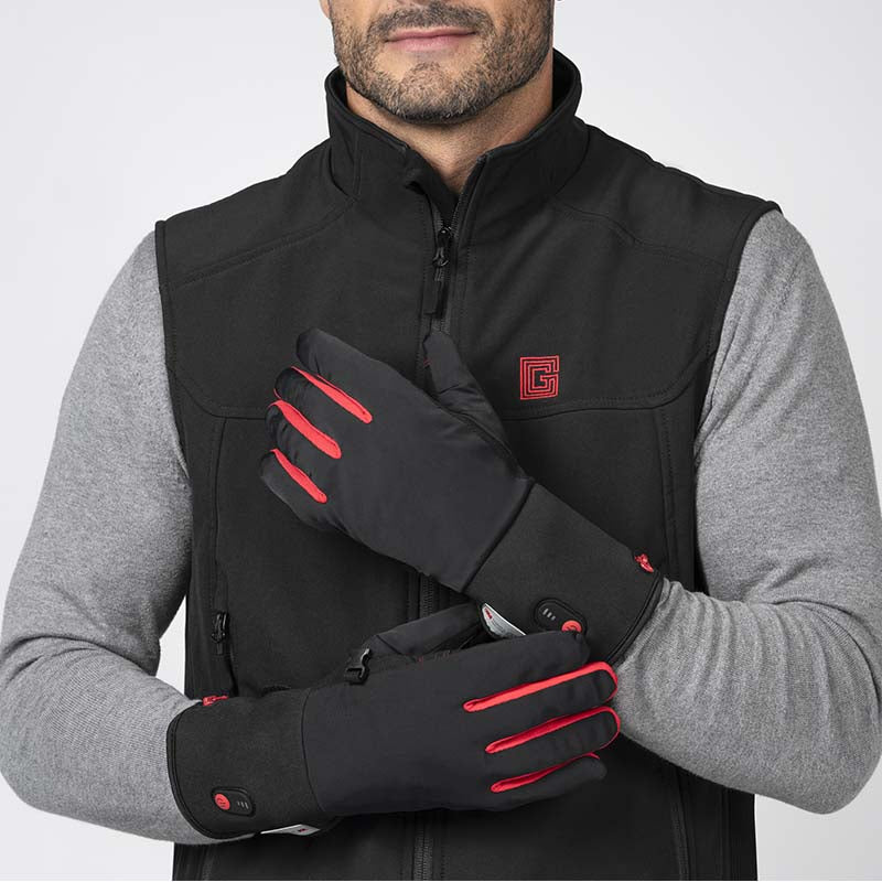 guanti riscaldati professionali G-Heat indossati