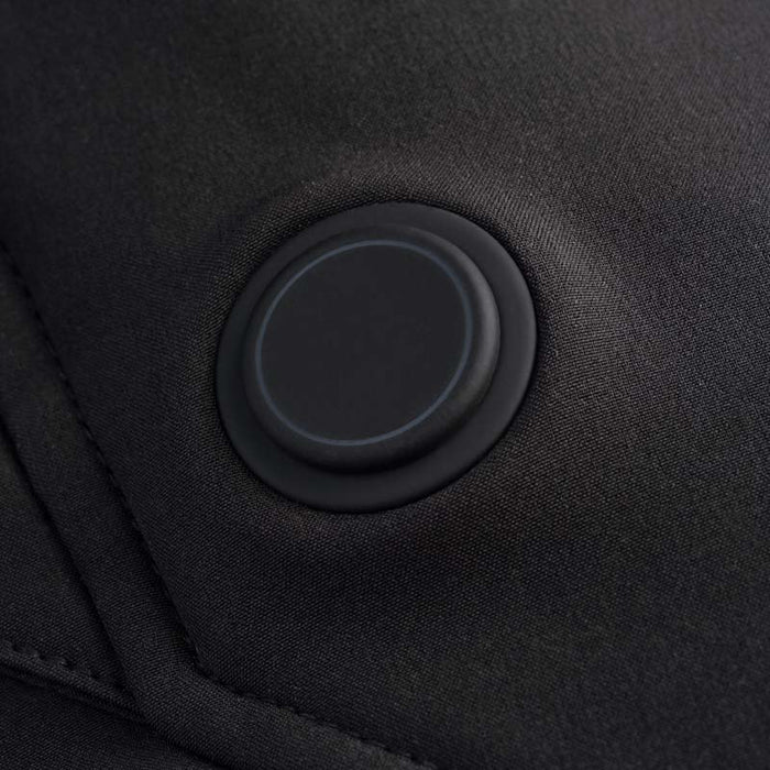 Men's heated softshell jacket G-Heat detail button ignition