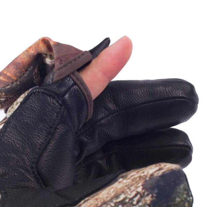 Gants de pêche Gant thermique à 3 doigts coupés pour la photographie de
